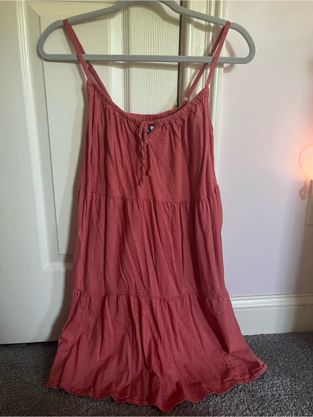 Old Navy Coral Midi Sundress